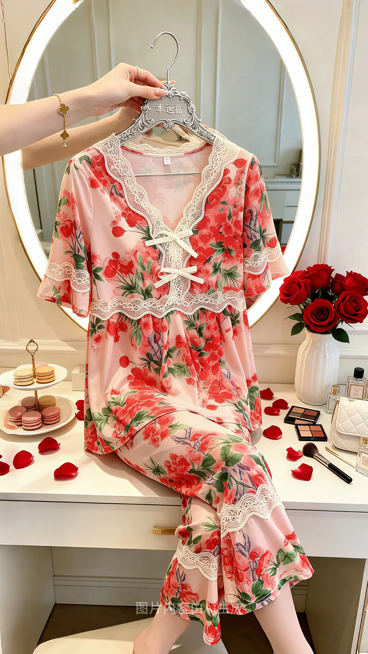 花卉睡衣套装 好看舒服的家居服套装 家居服的实用性 女人的战袍 高品质家居服分享