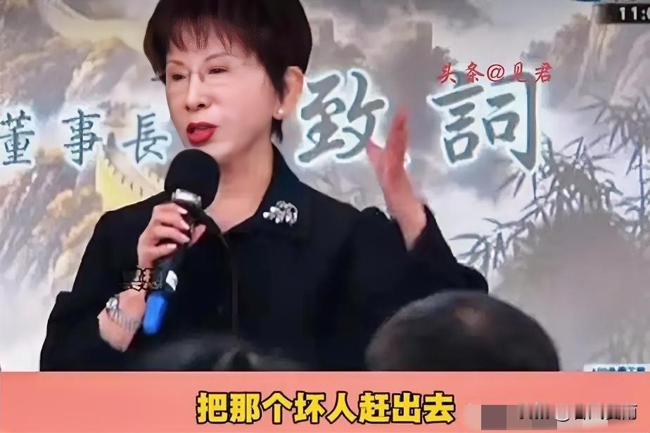 “把那个坏人赶出去！”洪秀柱今天（5月3日）上午出席侯汉廷新书发布会时直言，“这