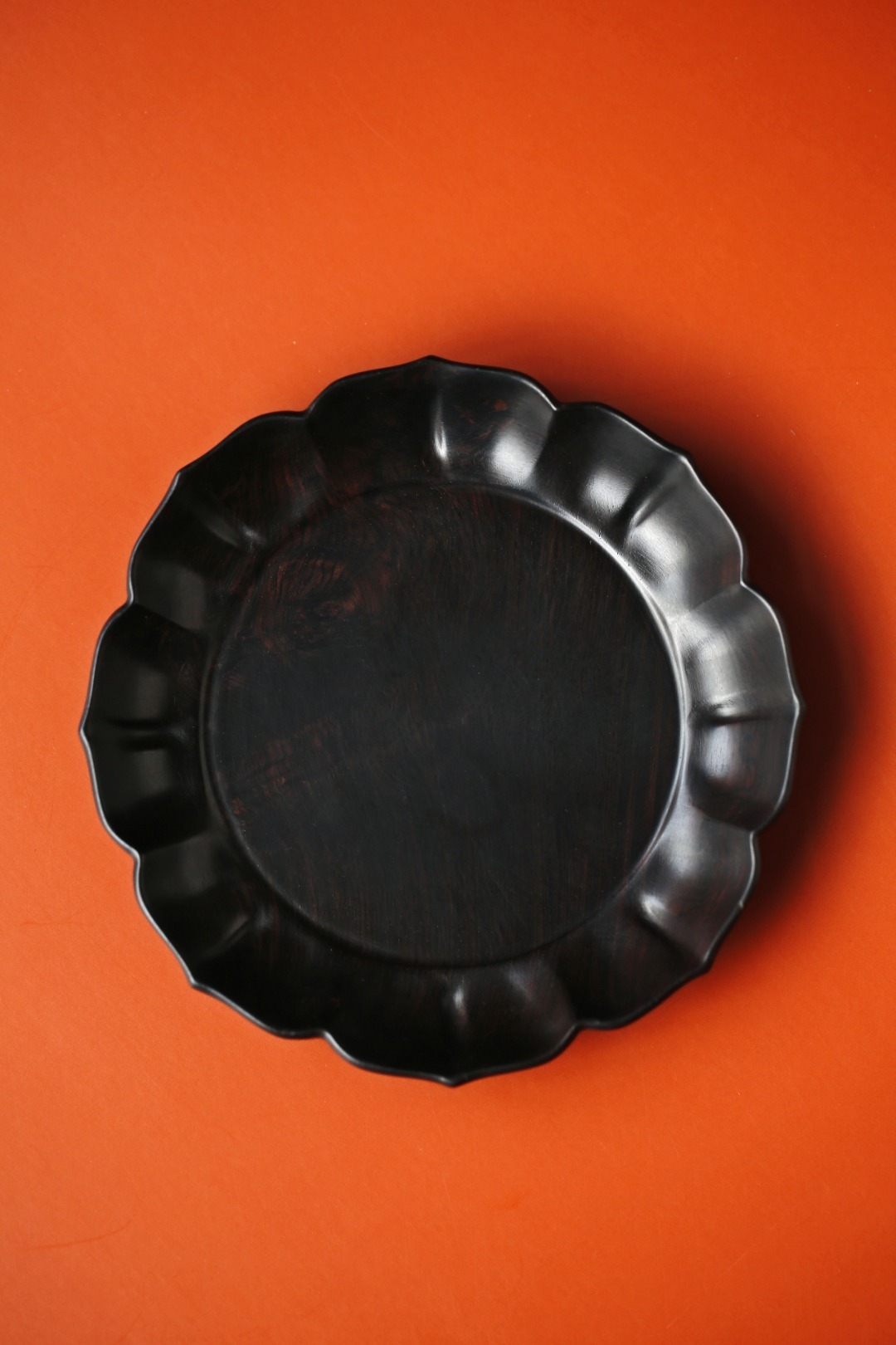 紫光檀 果盘/点心盘 料质温润，器韵素雅，可承小点心、干果等茶点，案上雅器，中式