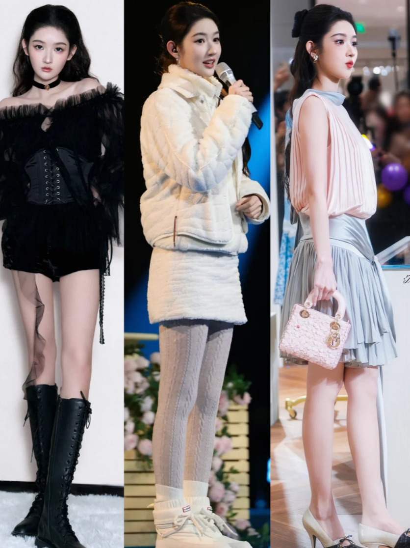 突然发现王玉雯的穿搭，在现在的女明星里真的算是很不错的了而且她线下怎么这么好看，