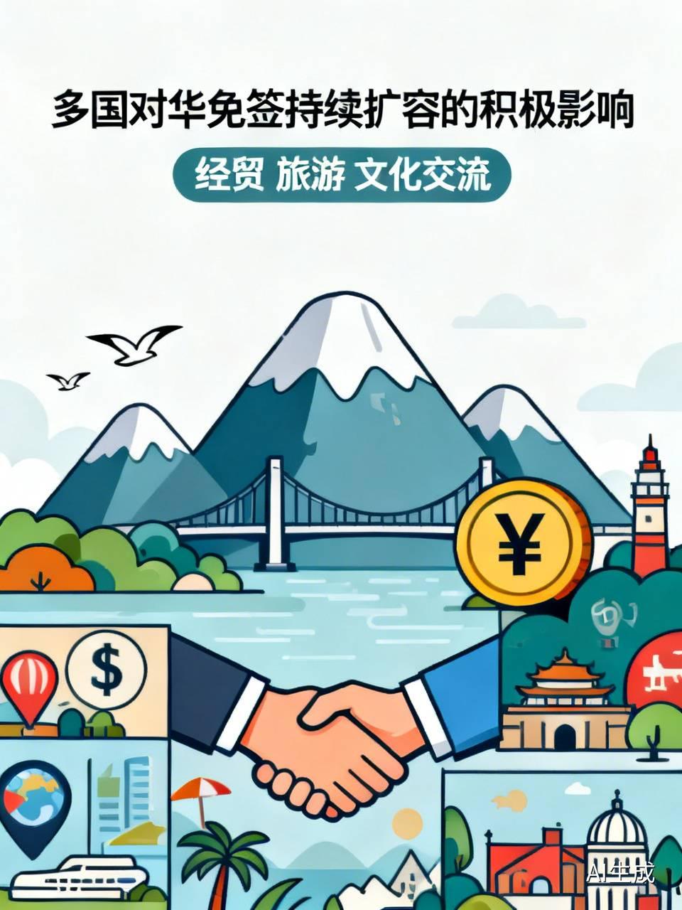 多国对华免签持续扩容好处可太多了。从数据看，2023 年 12 月 1 日中国对