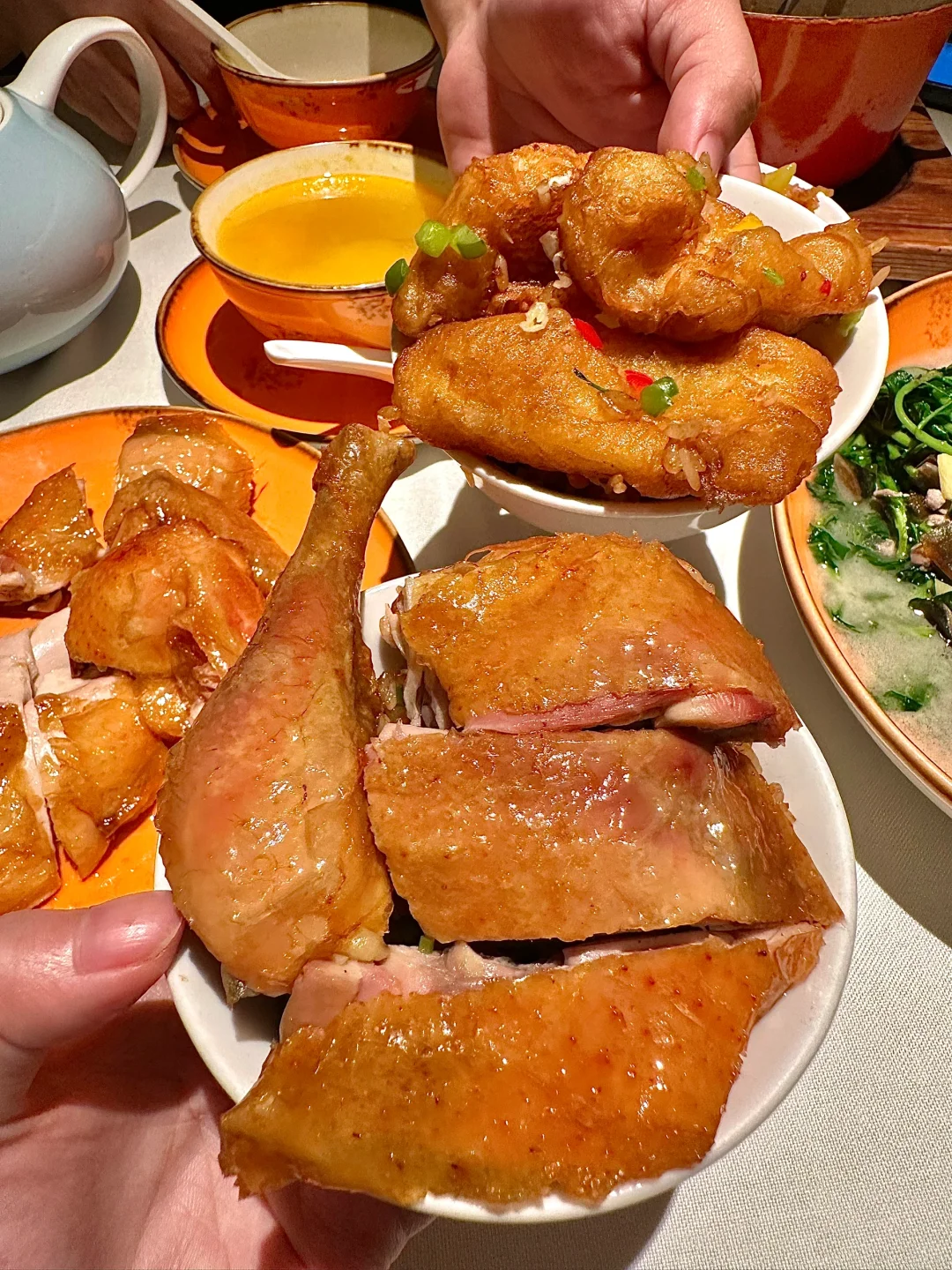 果然广州的粤菜！！超好吃啊啊啊😭。。。
