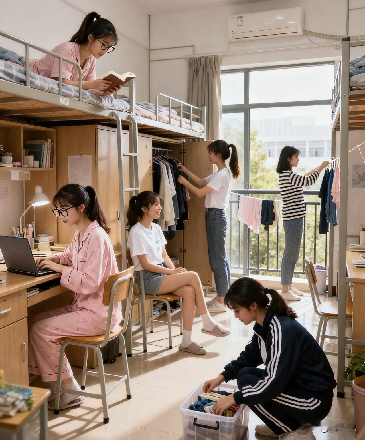 被张某峰的段子戳心了！张某峰说：“某电力专科宿舍，6个女孩都混日子，毕业时只有1