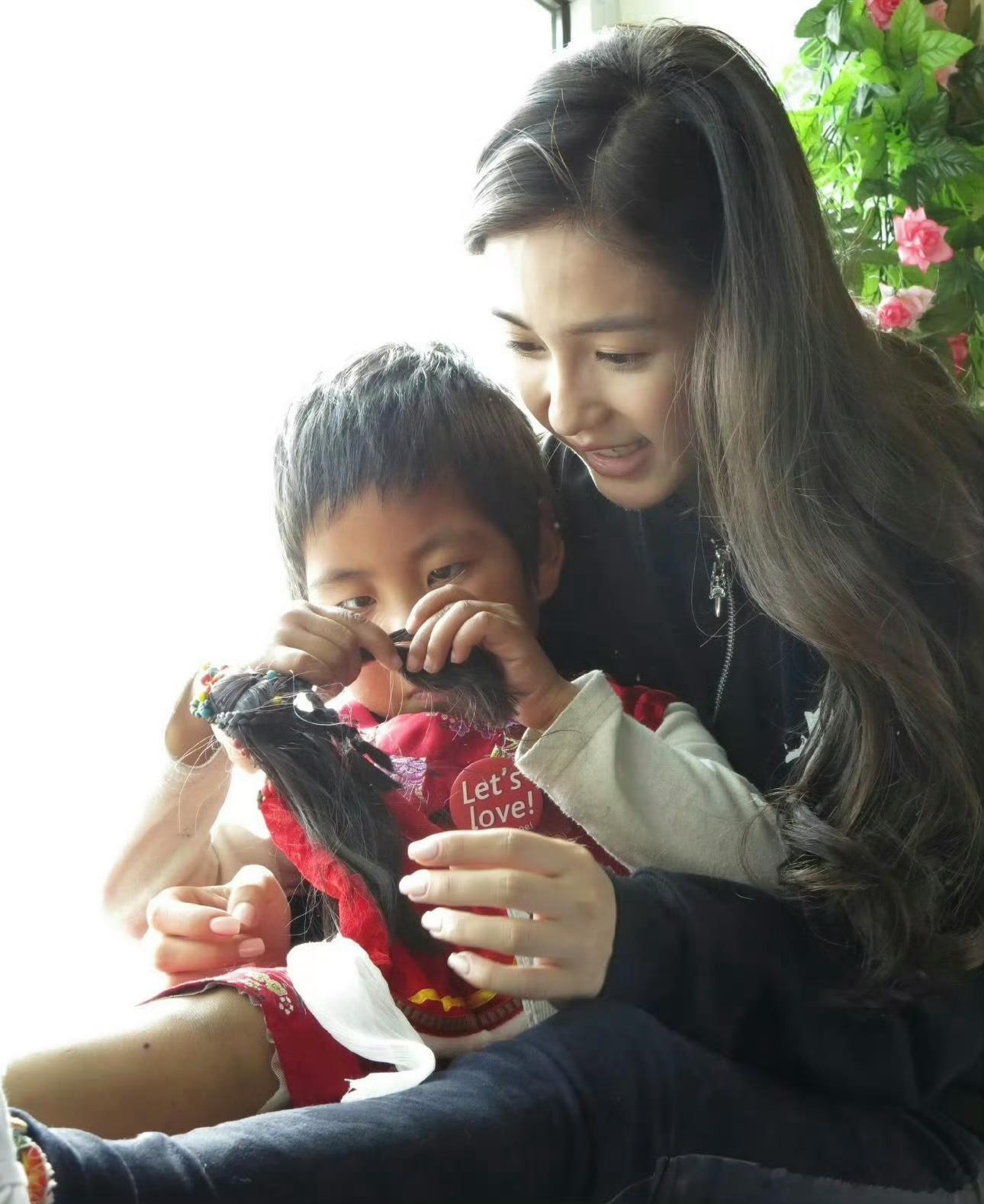 Angelababy 我保证她是天使因为她本身就是一个特别善良的人 会下意识用鲜