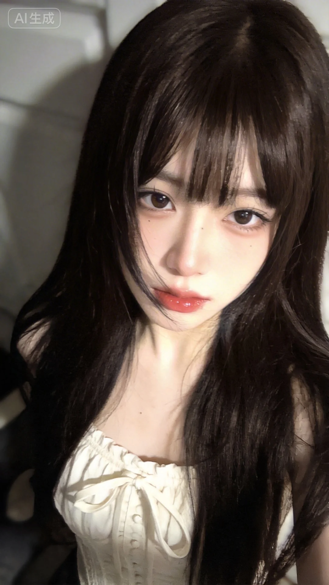 韩系Instagram博主风视觉风格的照片，运用韩式滤镜，呈现出网感少女风格，具