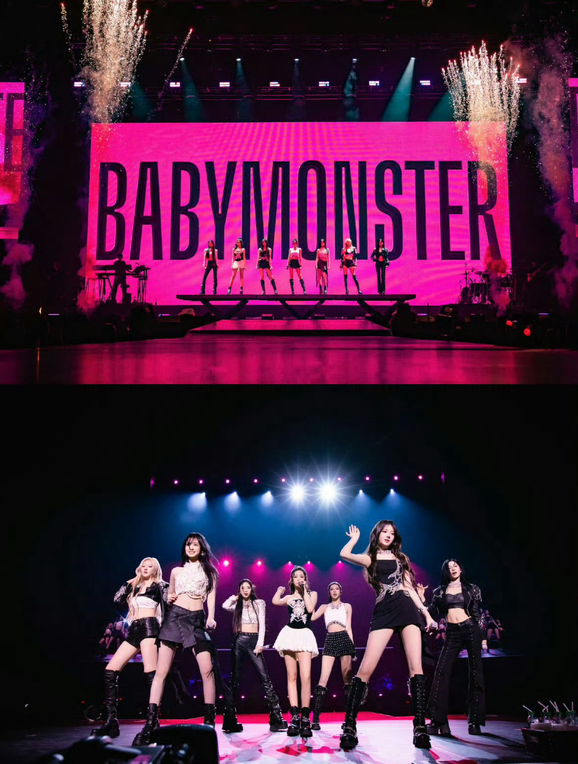 babymonster全员中文发言宝宝全员努力说中文告白太甜了！雅娴说爱你们，p