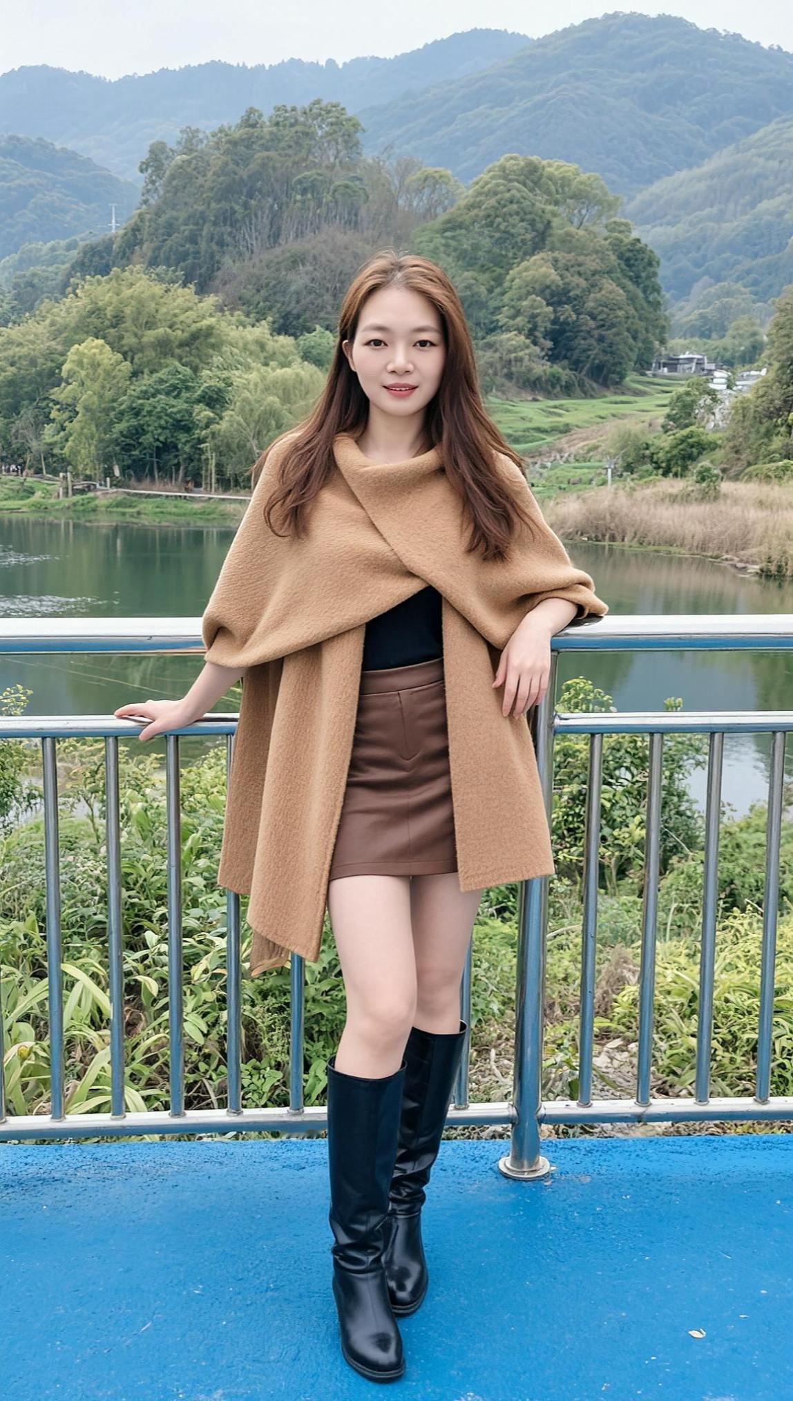 AI秋日时尚照 每日分享穿搭 高级感穿搭 颜值