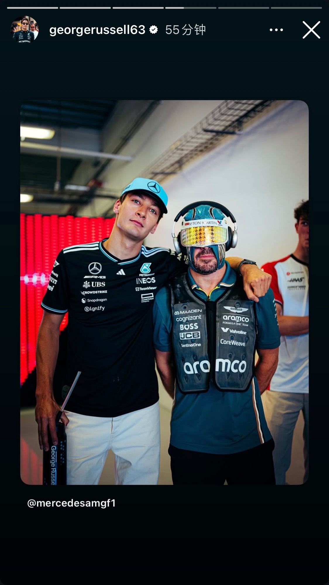 乔治拉塞尔 乔拉这什么cp粉都不会被冷落🥹2025F1墨西哥城大奖赛 ​​​