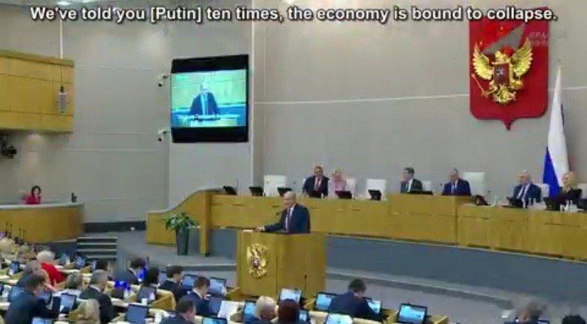 ‼️ 俄罗斯国家杜马发出警告：经济崩溃恐将引发一场“1917年式”的革命——就在