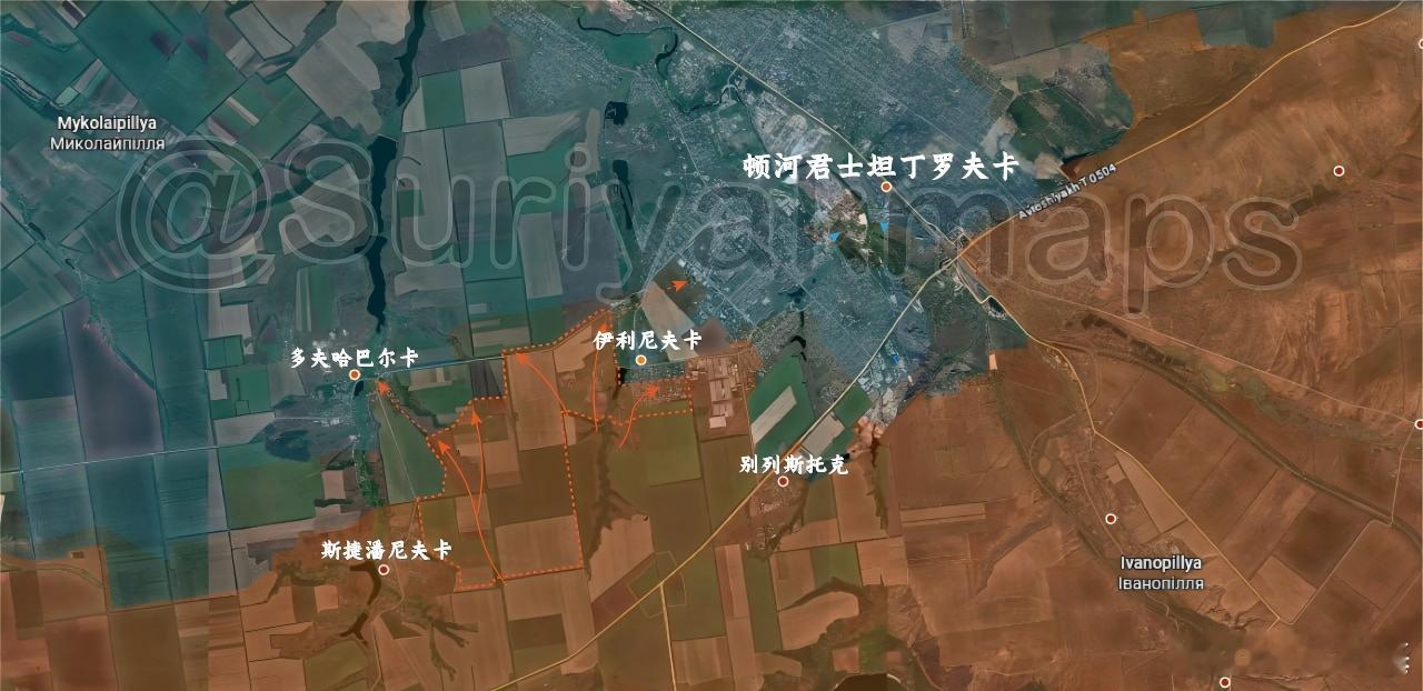 乌苏更新了本周俄乌，但凡嘘嘘的我都没转来源：suriyakmaps俄乌局势新进展