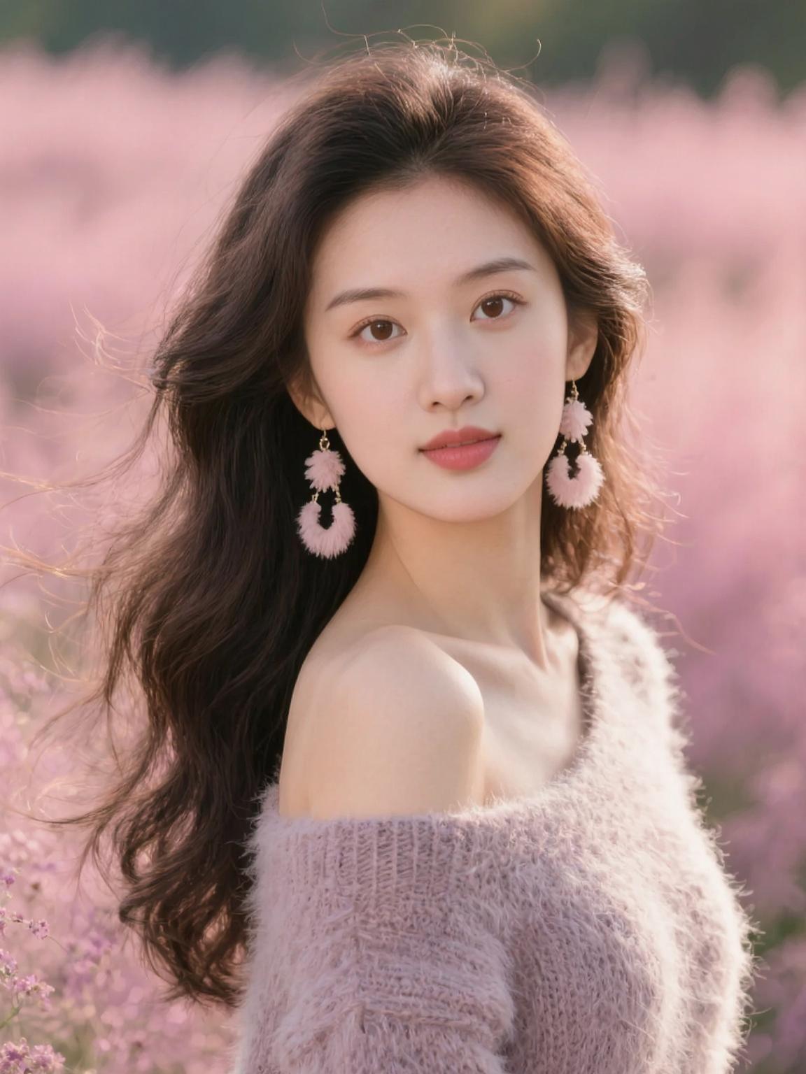 粉黛花海写真 抖音ai创作