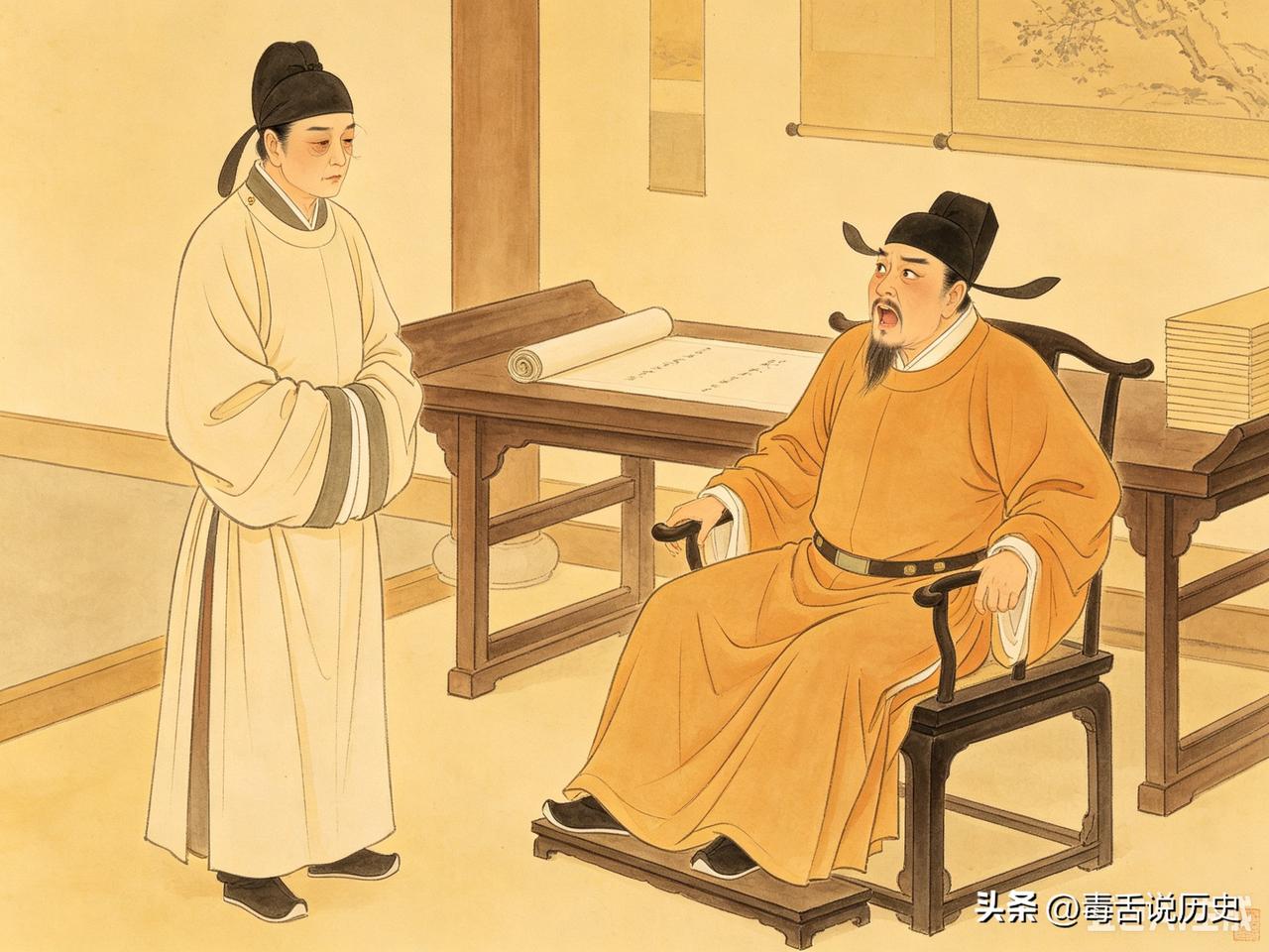 咸通八年（867年），礼部侍郎郑愚第一次见到皮日休，吓得差点没从椅子上摔下来。