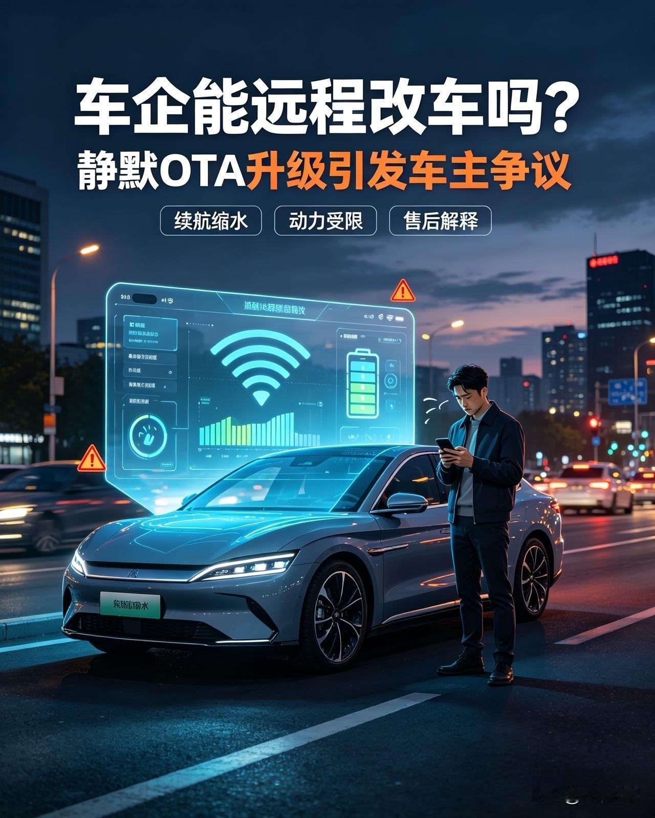 全款买车，车辆却不能完全自己说了算？OTA升级正在引发大量车主争议

花十几万、