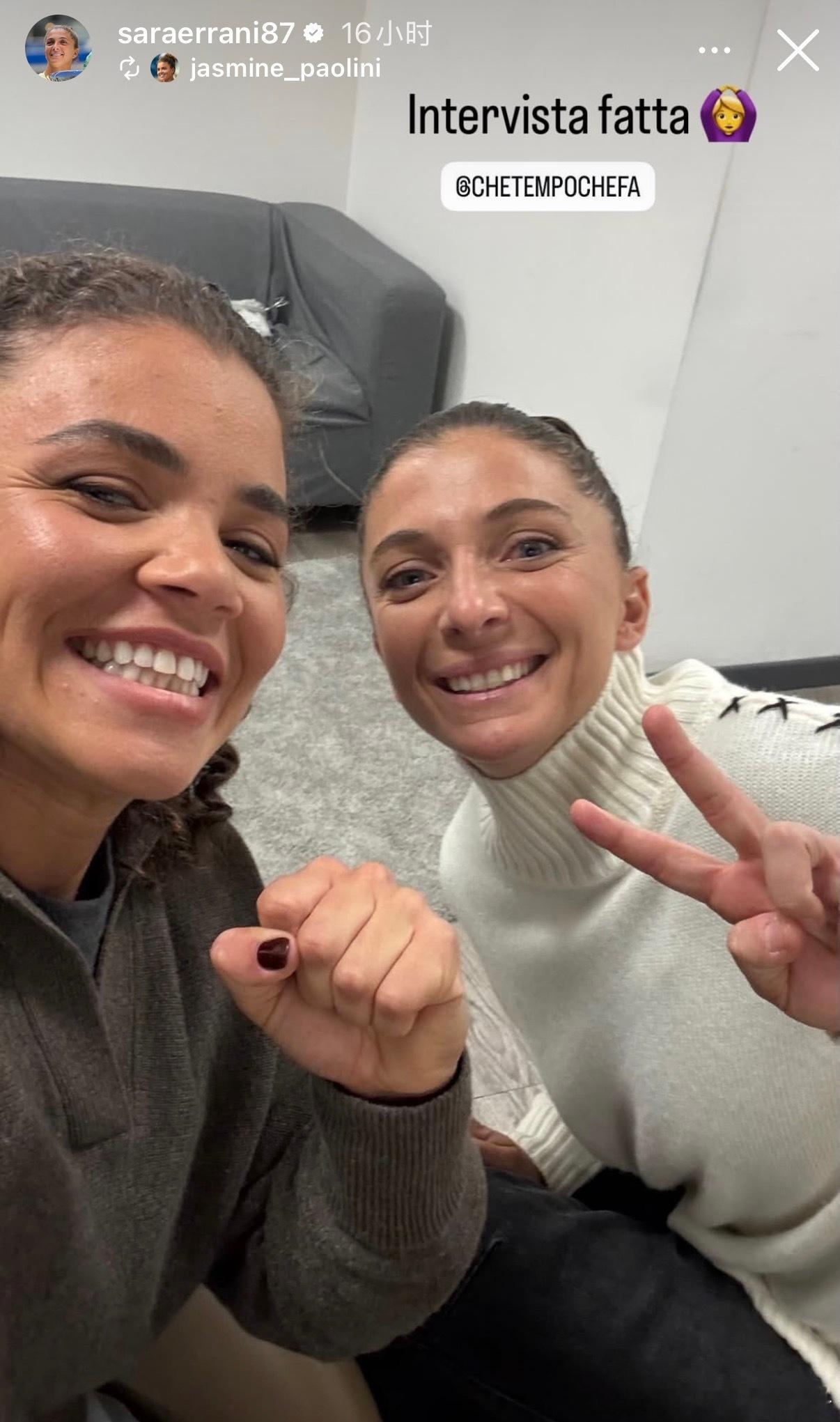 🇮🇹保利尼/🇮🇹埃拉尼再度携手接受采访网球talking大会