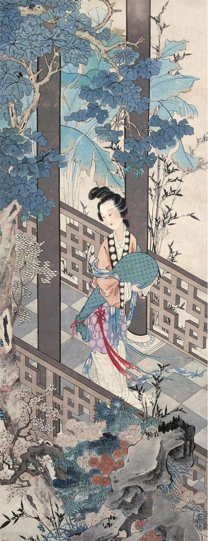 名家工笔仕女画欣赏2工笔美人图鉴