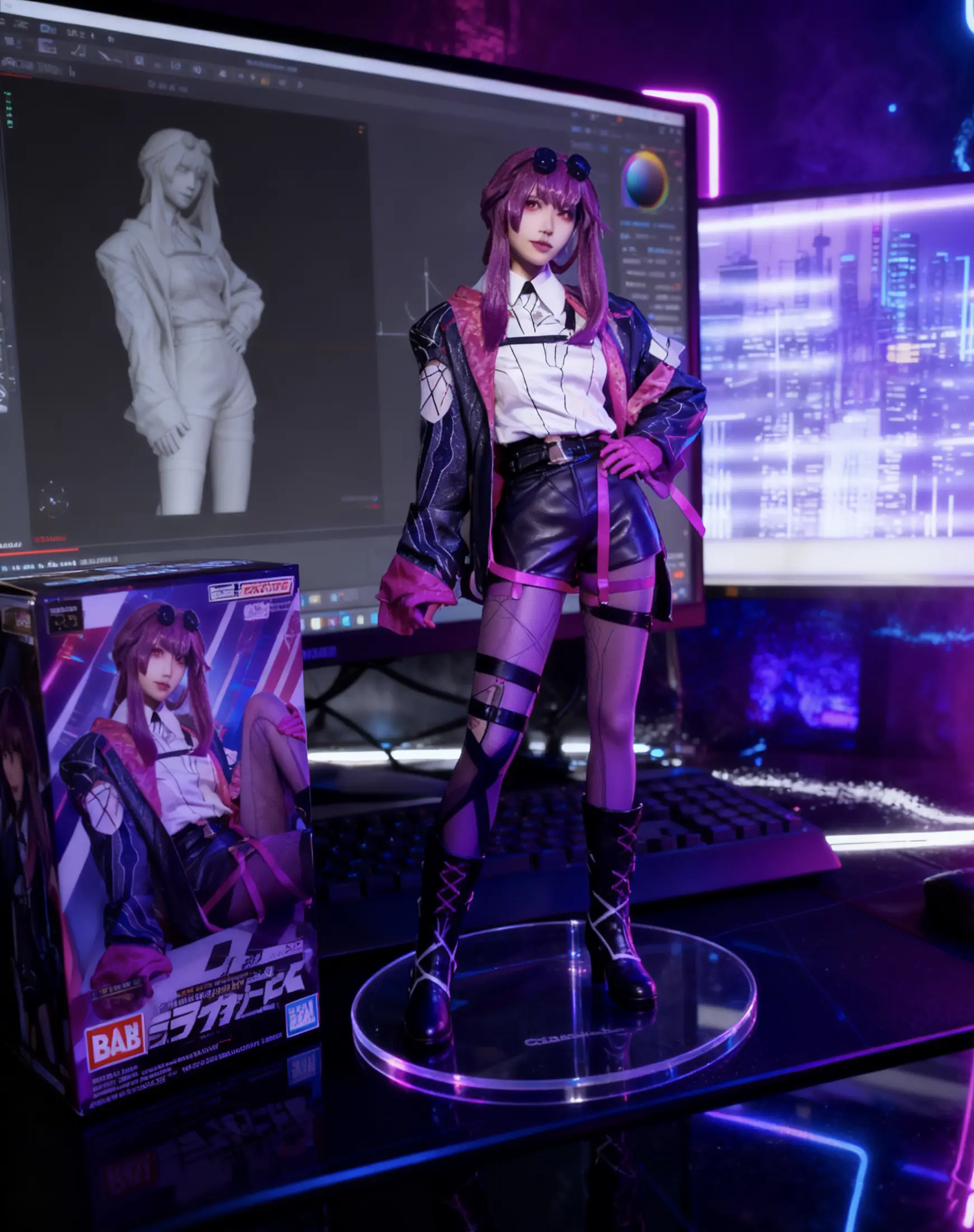 卡芙卡cos cosplay 崩坏星穹铁道 卡芙卡妈妈 手办