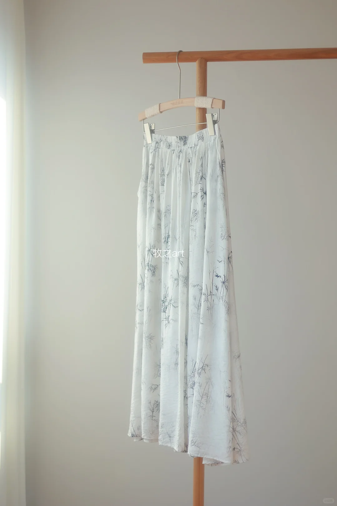 高雅墨竹｜宽松半身裙