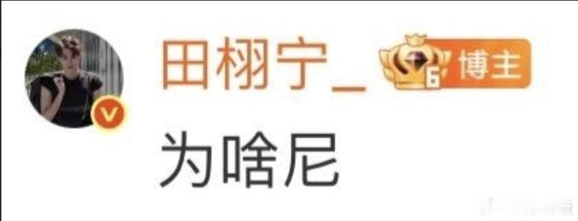 考古田栩宁语录 ，可以用来当文字表情包[doge] 尤其是 田栩宁 为啥尼 真的