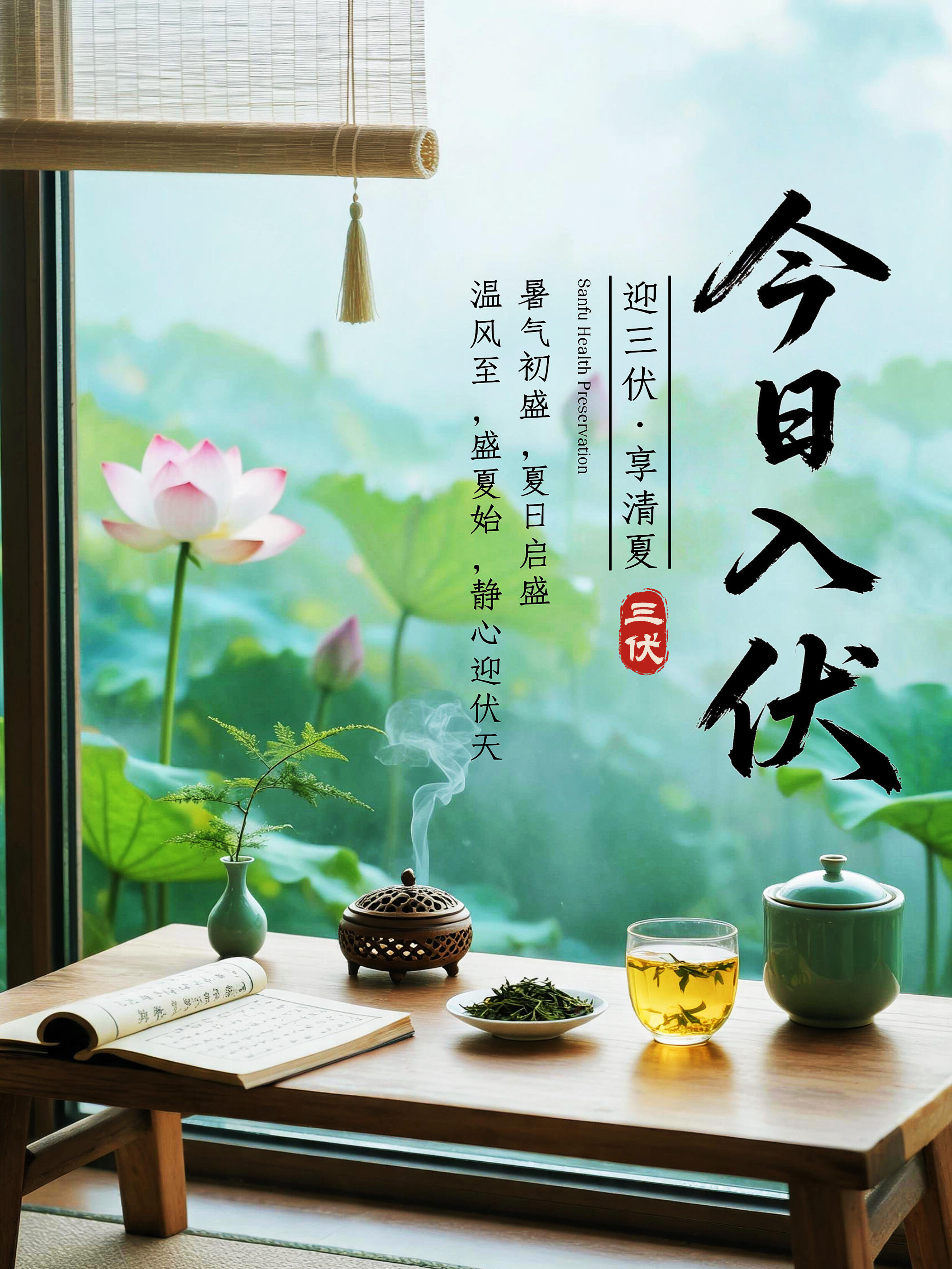 2026初伏入伏祝福图片壁纸拿图吱一声噢～ 
