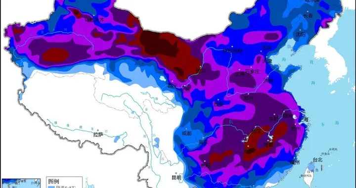 冷冷冷！一图感受这波寒潮强度