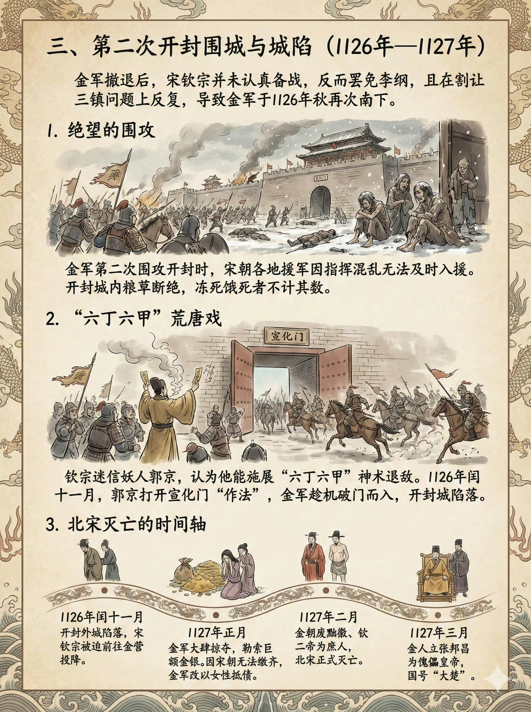 一组图看懂靖康之耻。 