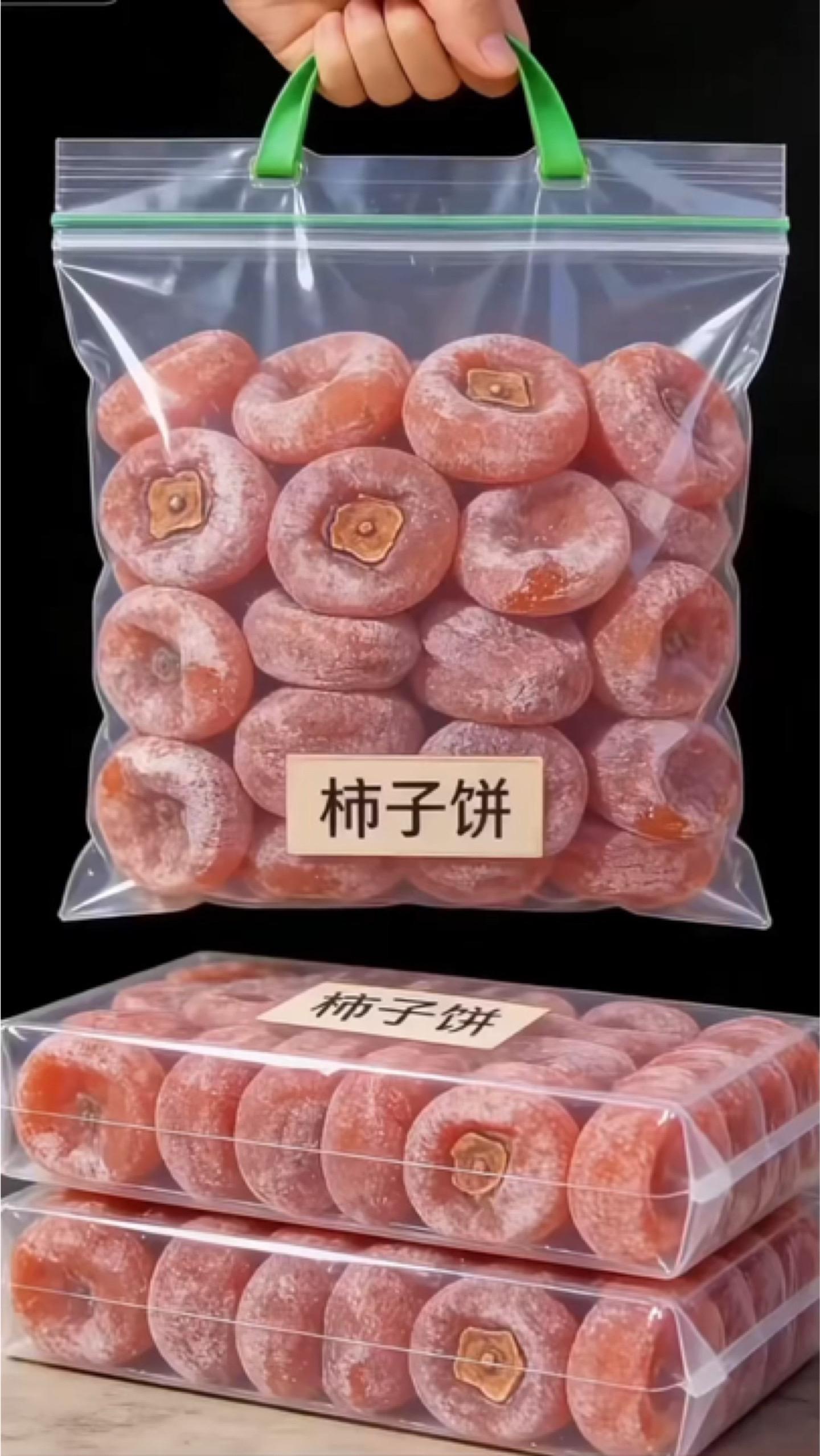 年货 优质农产品 柿子饼 柿饼 糖心柿饼