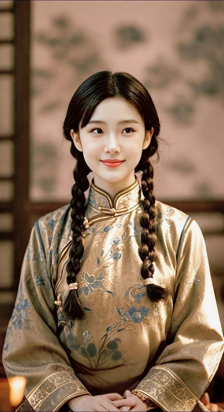 AI扩图 AI民初俏颜