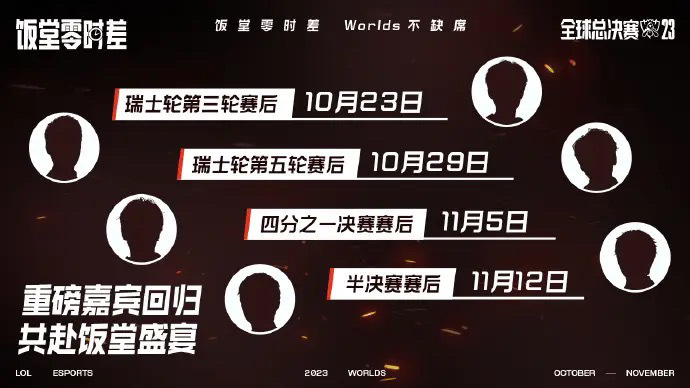 小宝给大家一个好消息：重磅嘉宾回归，共赴饭堂盛宴。LPL队伍即将逐一登场亮相，我