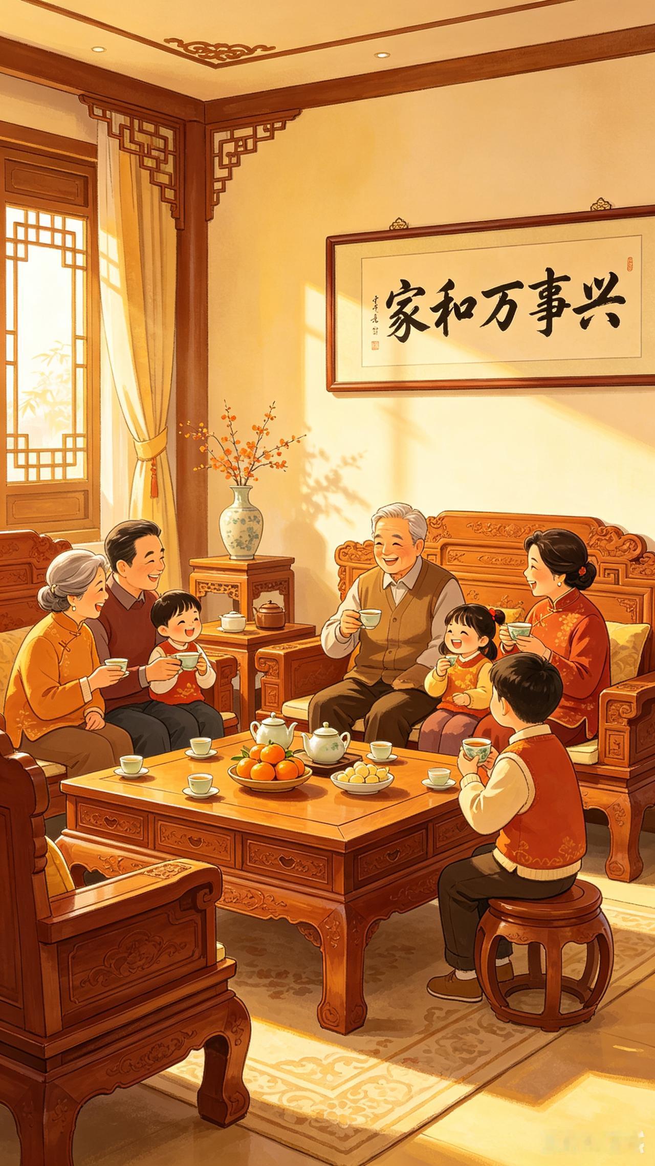 一家和睦，百事无忧

常说家和万事兴，亲身经历才深有体会。往日琐事让家人心生嫌隙