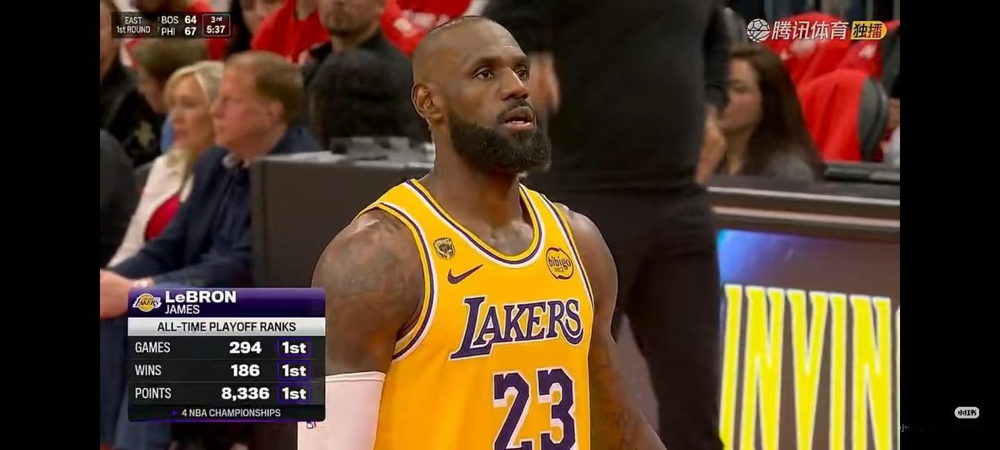 詹姆斯三分季后赛G3湖人有惊无险的拿下！3-0！！！这场比赛斯玛特mvp！4个抢