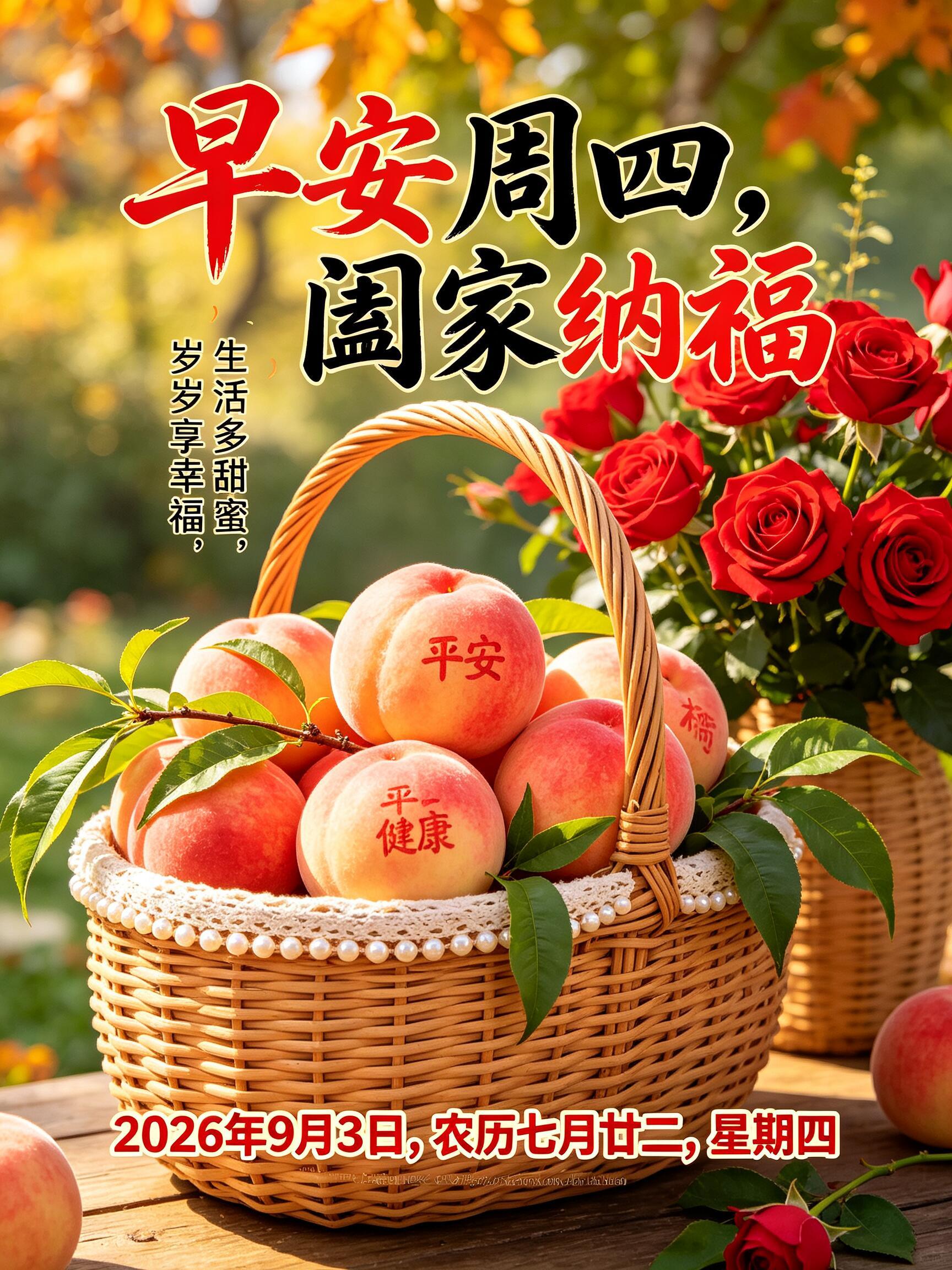 2026.9.3周四早安祝福图片壁纸拿图吱一声噢～ 