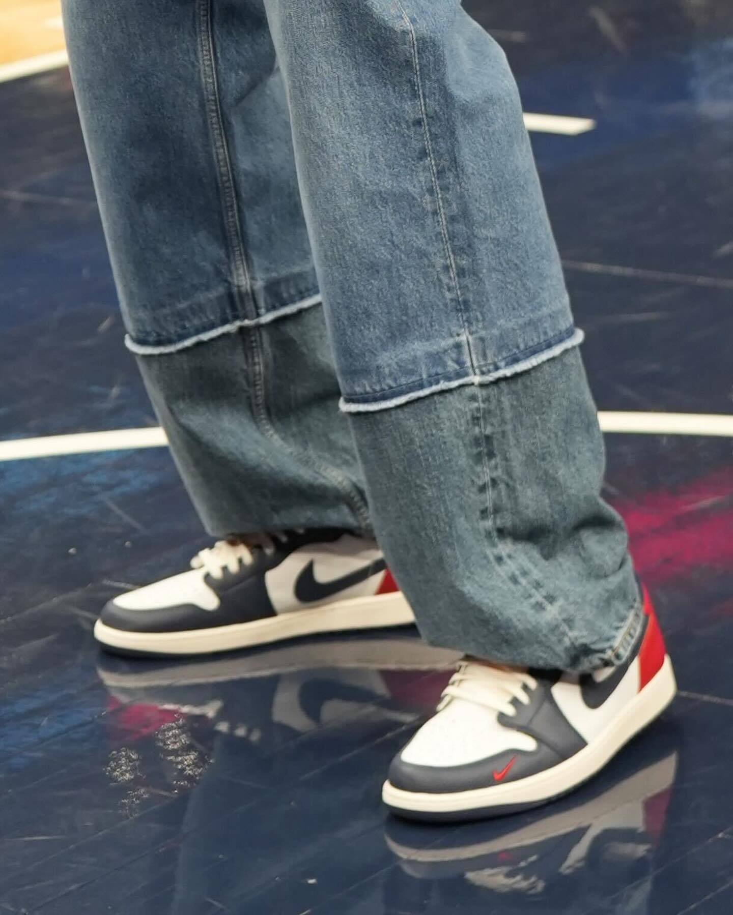 库里上脚的Air Jordan 1 Low  “Howard” PE 