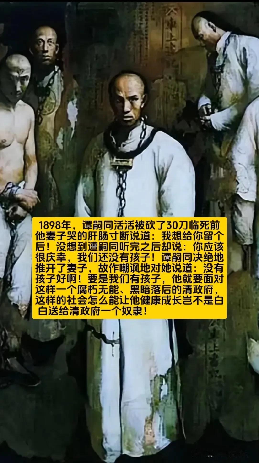 还有多少记得他，记得谭嗣同！

他用鲜血激励人们，记得他的那句千古绝句:“我自横