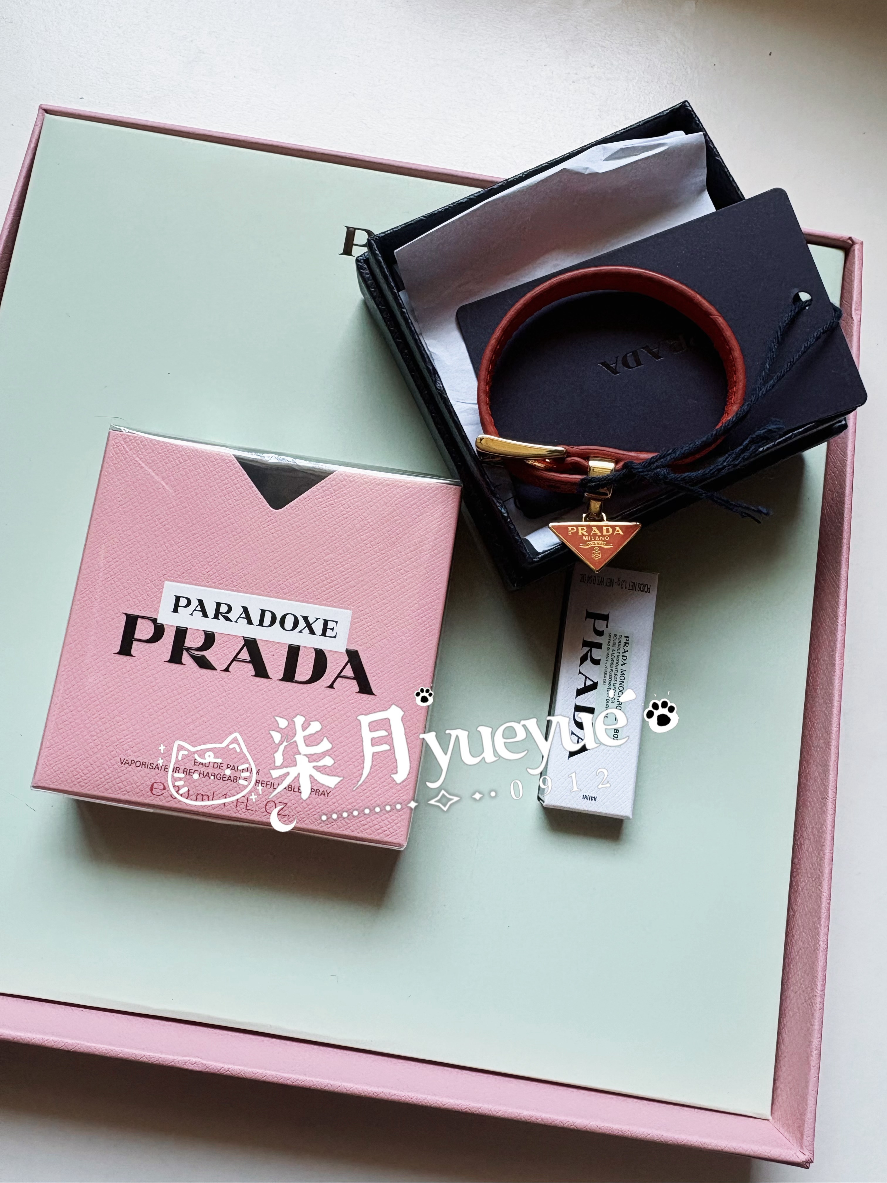 晒单｜Prada～Prada～杨幂prada品牌代言人杨幂prada香氛代言人