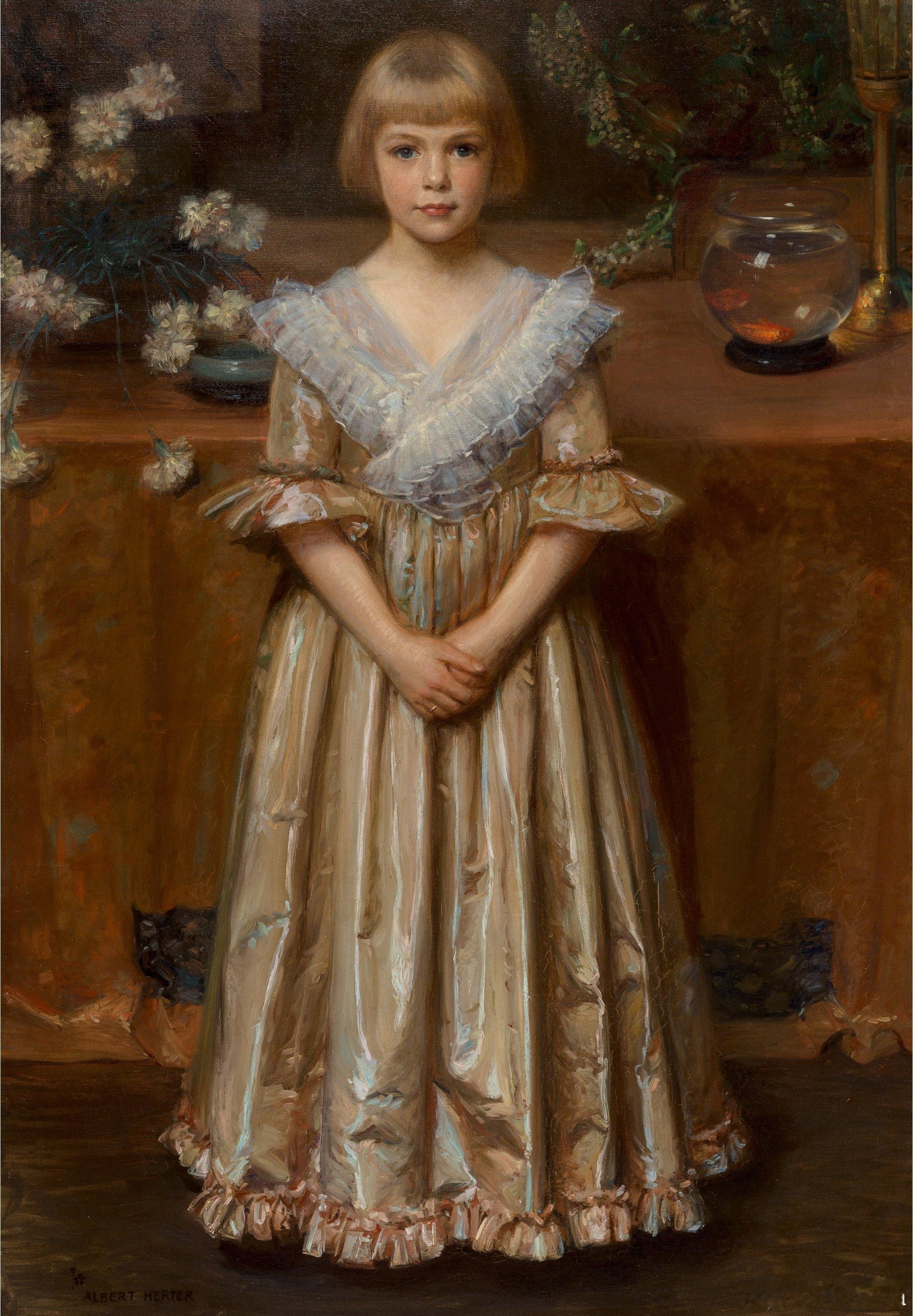 西洋历史文化鱼缸[超话] 美国画家Albert Herter (1871–195