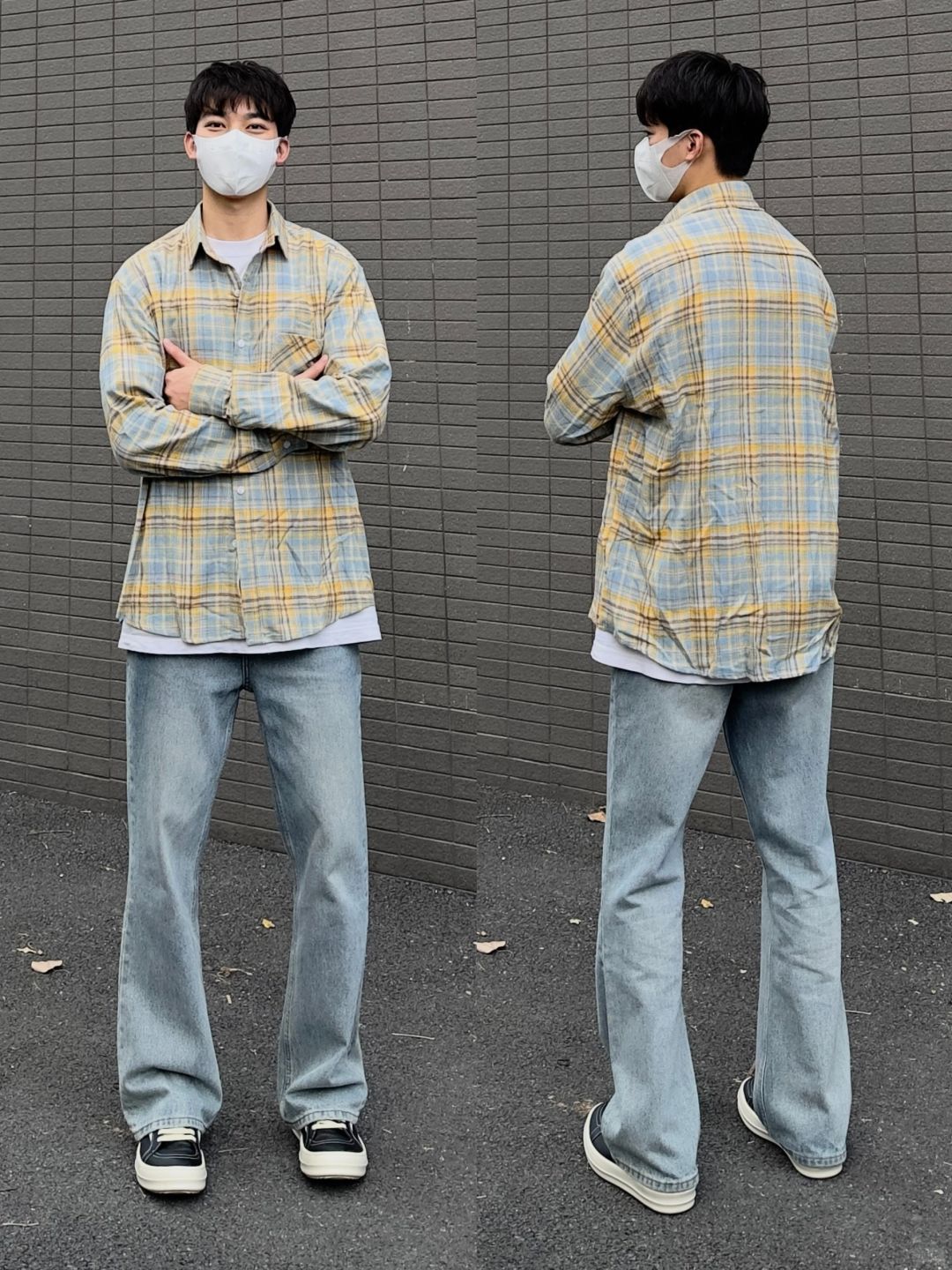 早春显高干净男大穿搭（172