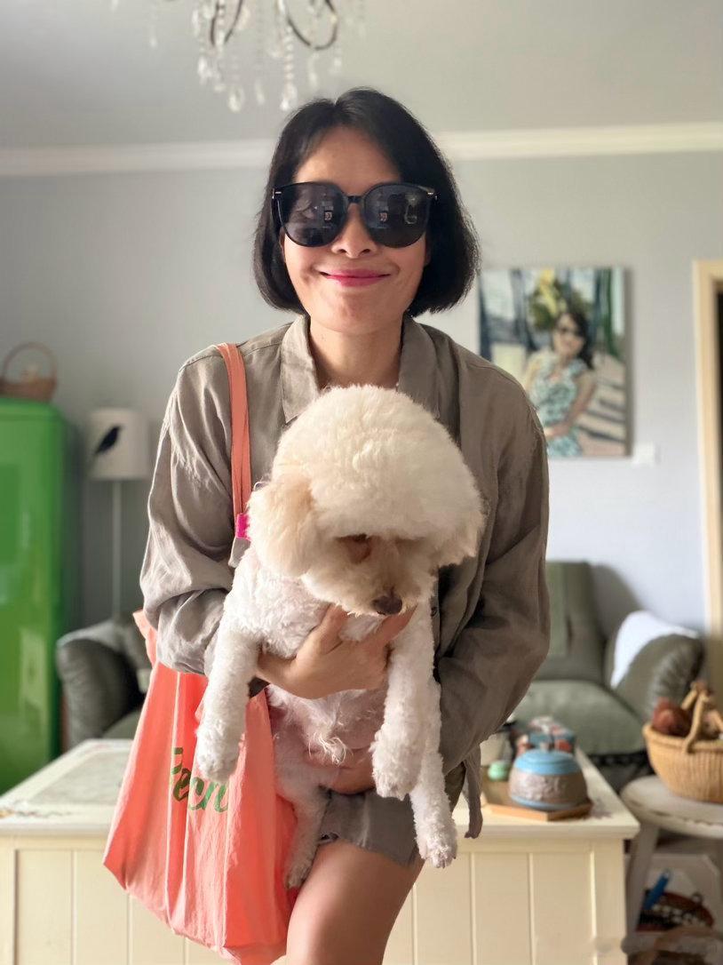 不上班的日子也要精心打扮猜猜我们母子去哪里 