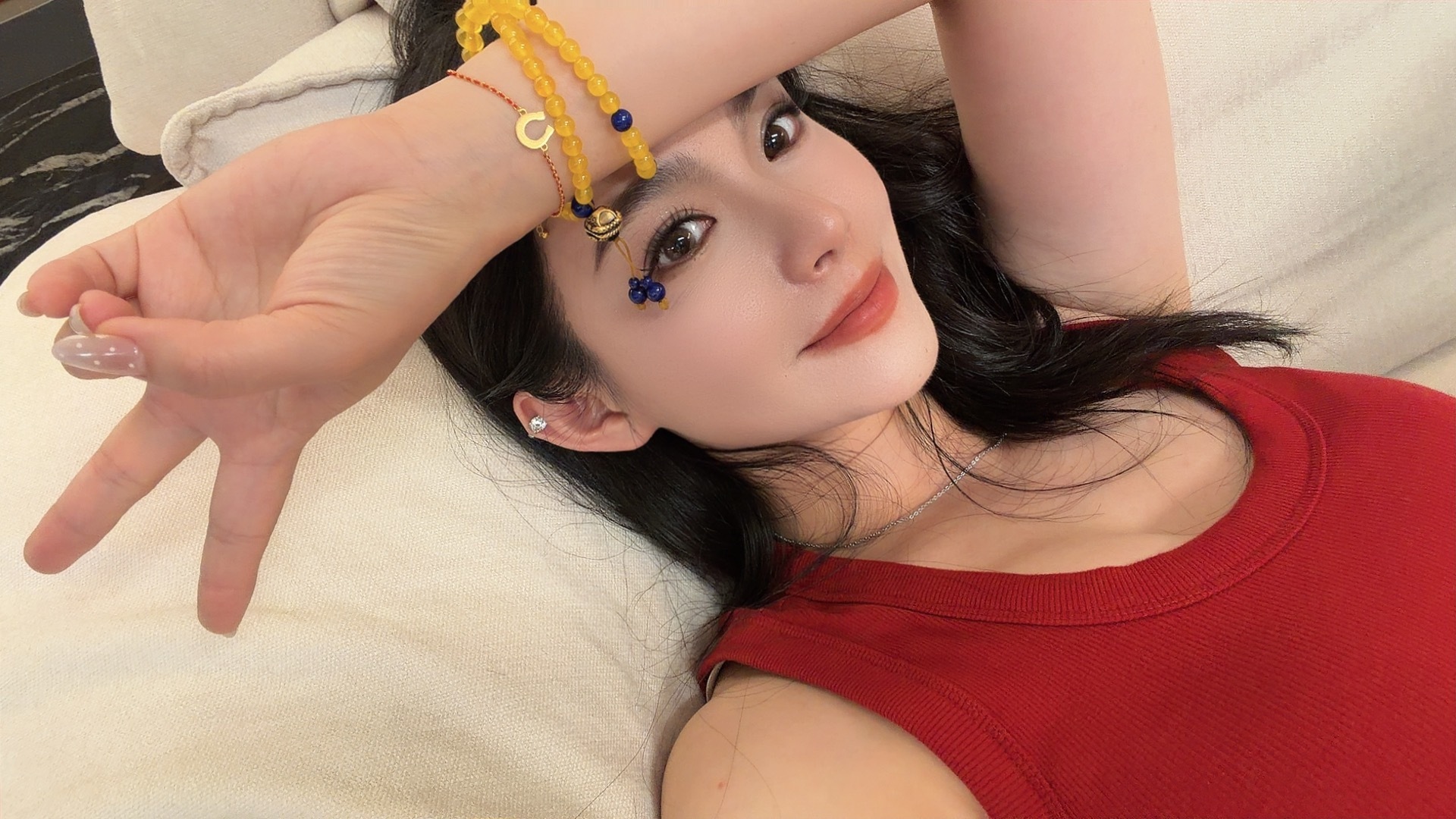 拍摄完，躺着最舒坦！！！ 