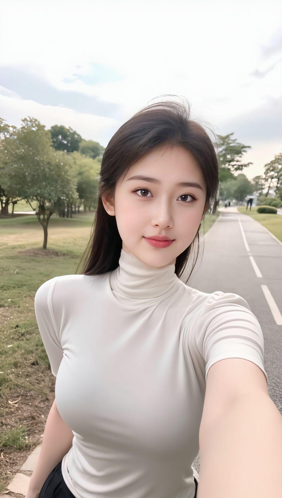 清纯甜美 气质穿搭 耐看型小姐姐 肤白貌美