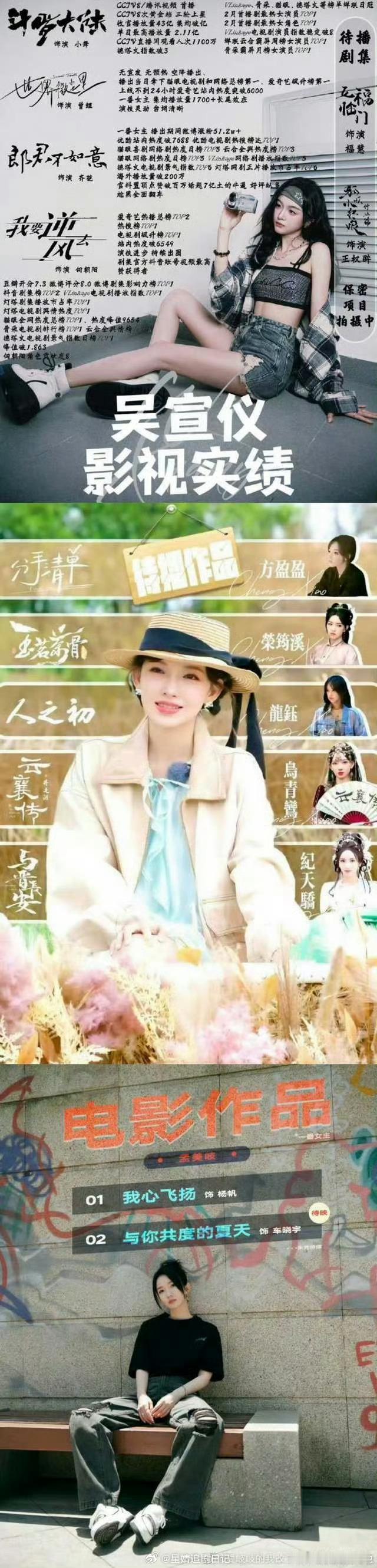 程潇💃🏻，吴宣仪🦋，谁的实绩更权威？  ​​​