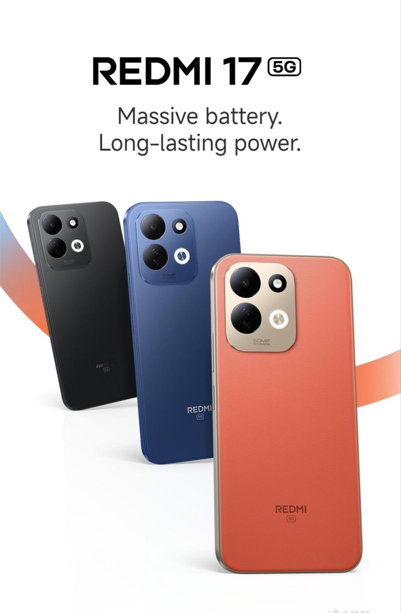REDMI在马来西亚发布了REDMI 17 5G以及REDMI 17 4G。挺好