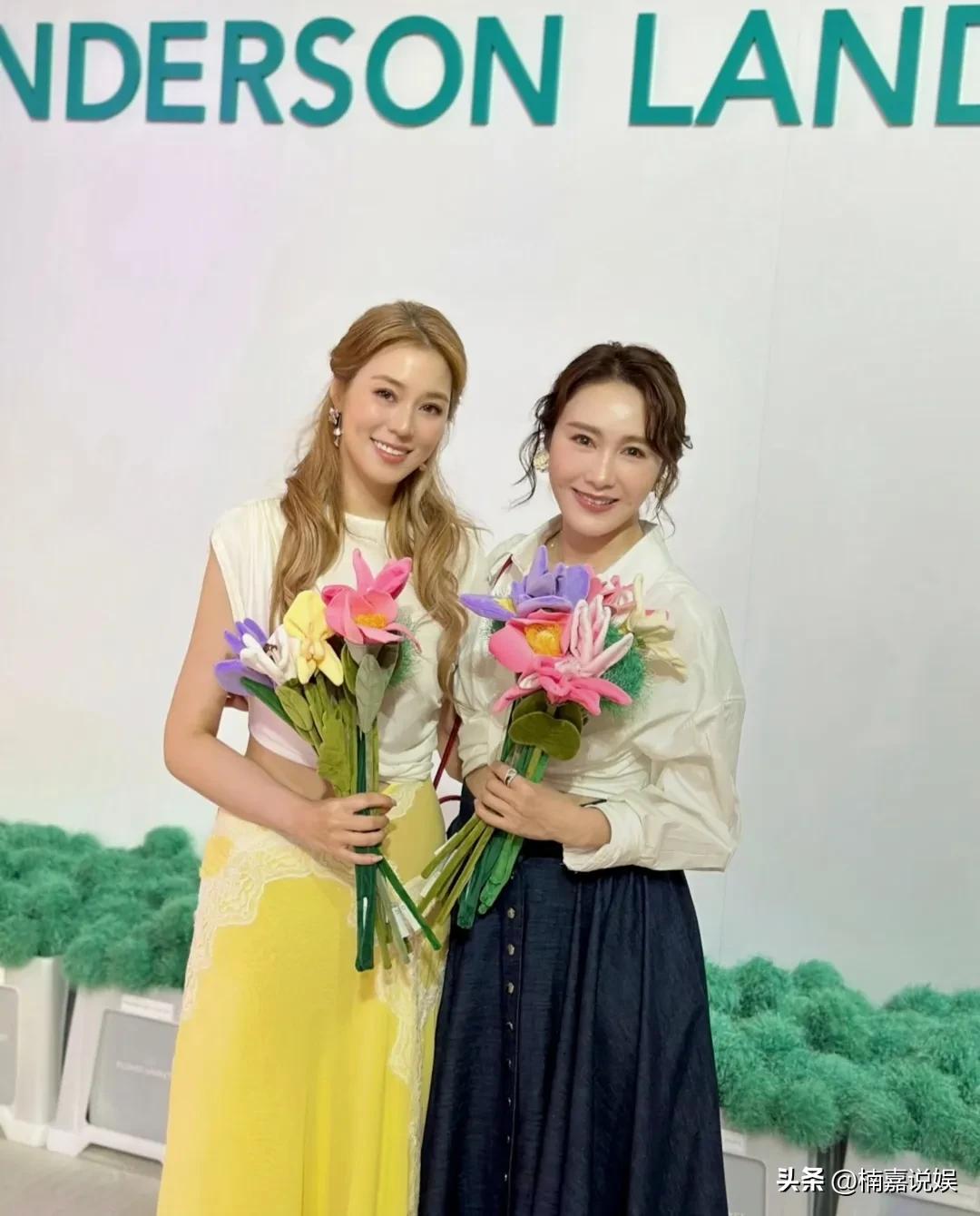 黎姿出席富太徐子淇主办的活动，一点也看不出是五十几岁的人，状态完全不输旁边小了十