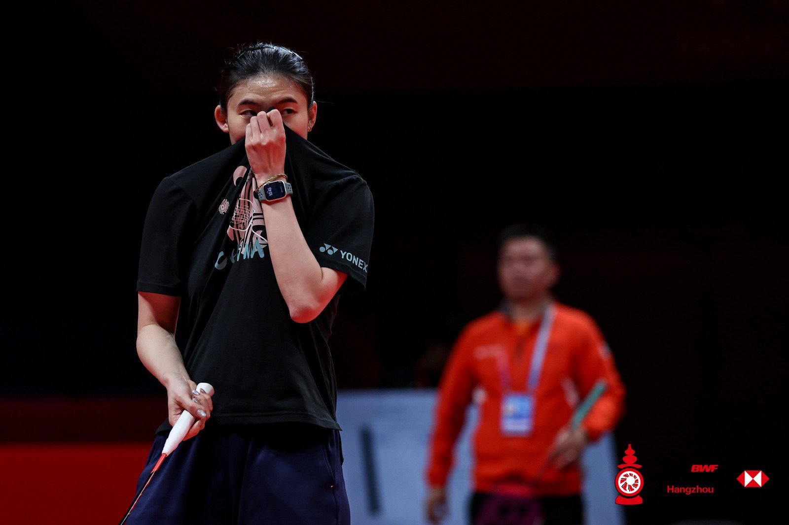 2024年世界羽联年终总决赛  女单热身Cr.组委会新闻服务 