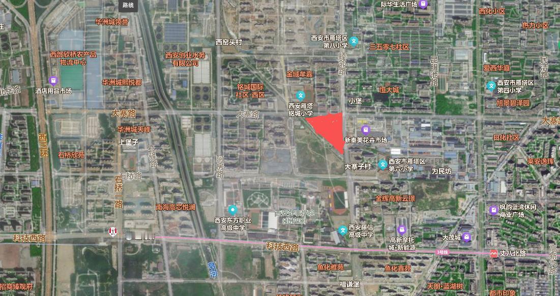 快讯！日前，西安土地招拍挂市场推出雁塔区大寨路板块1宗商住用地，起始价2.289