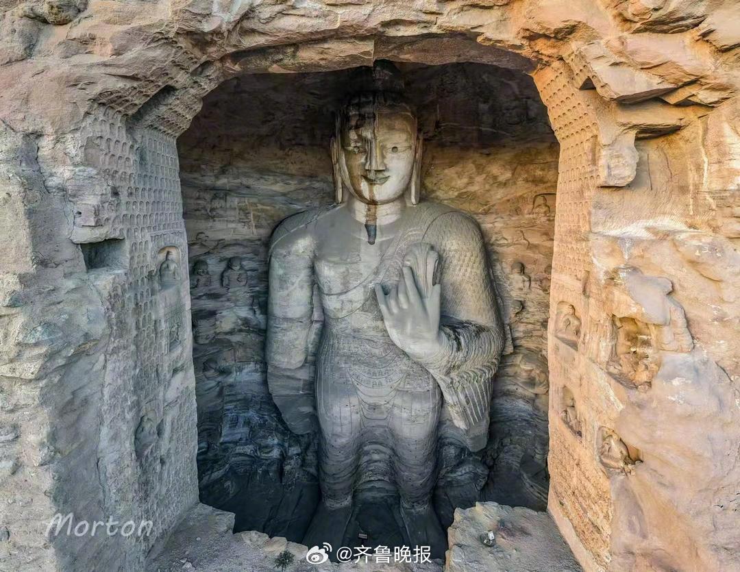 【#降雨异常致大同云冈石窟局部渗水#，官方：第18窟将实施封闭管理】 #云冈石窟
