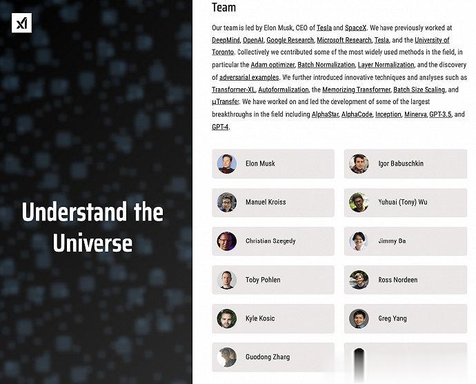 【#马斯克成立新人工智能公司xAI# ，团队成员来自DeepMind、OpenA
