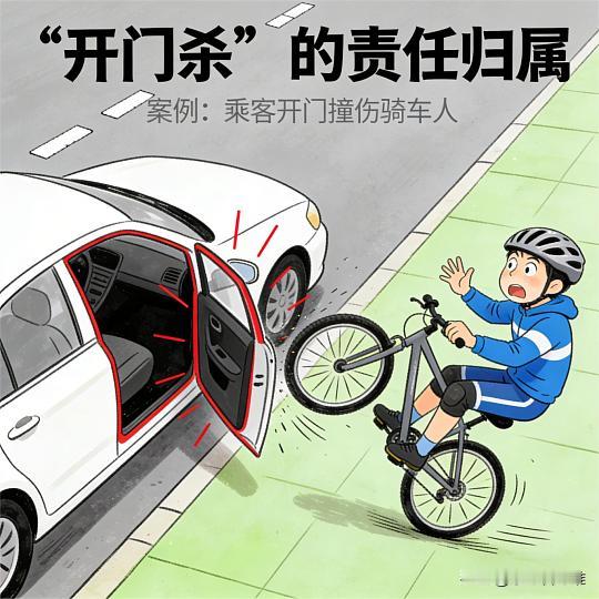 6月30日起，“开门杀”有明确说法了，保险公司先赔

开车门不小心撞到人，责任怎