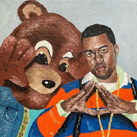 Ye🎨🖌全部为调色刀绘制的布面油画 