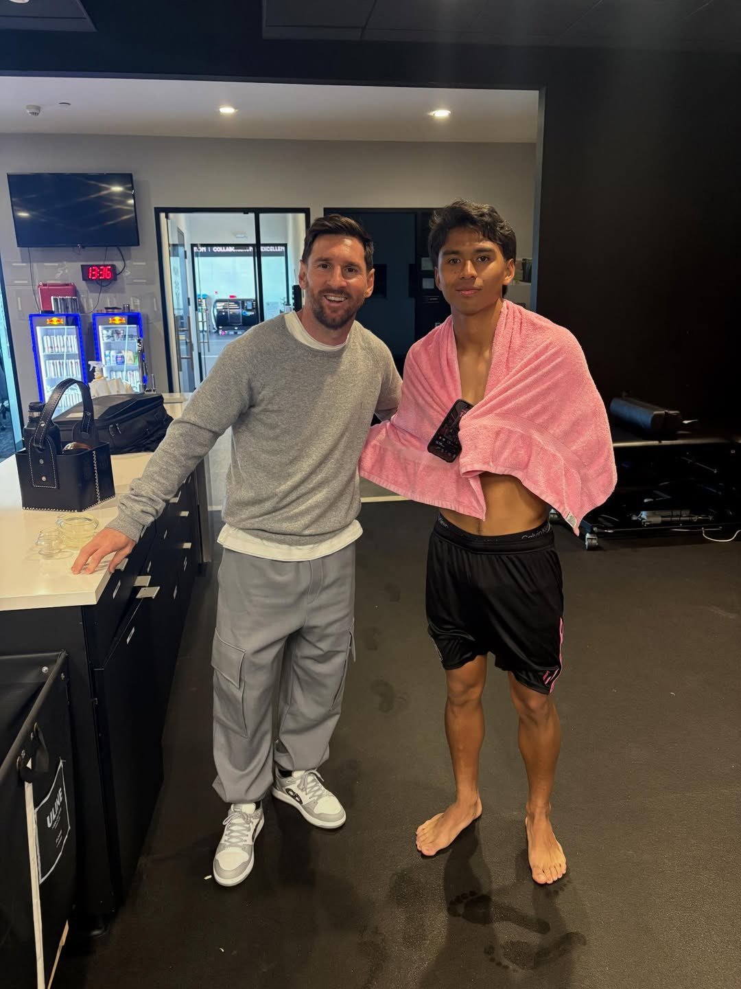 最近一次亮相的梅梅西