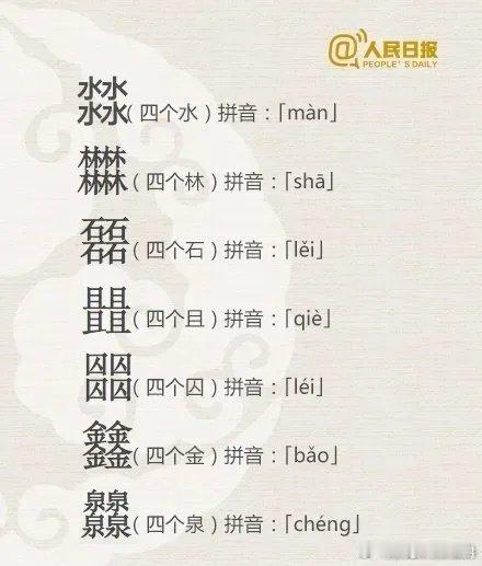 ·- 有趣的三叠字和四叠字[鲜花]   · 